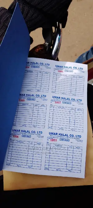 Cash Sale Receipt Book A4