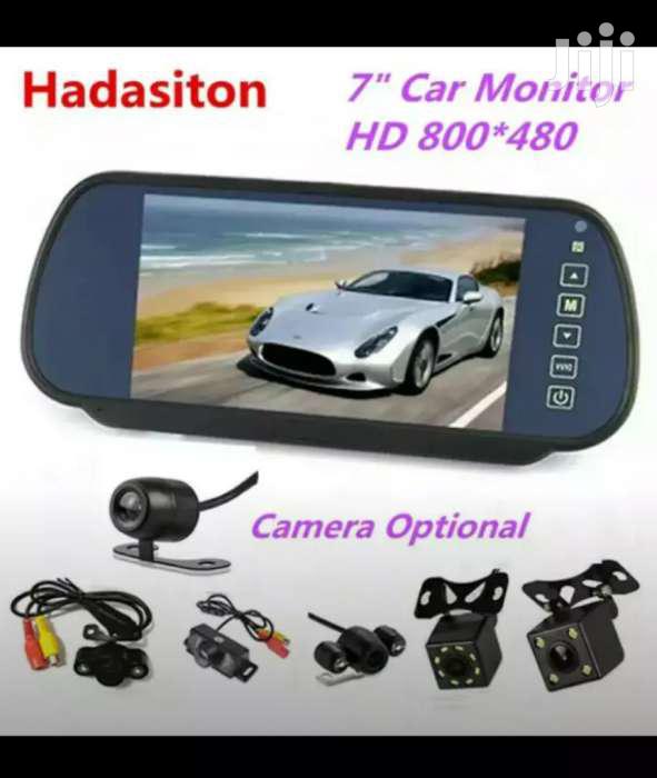 Car Driving Mirror With Camera.
