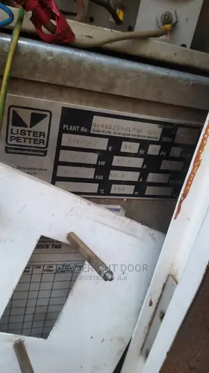 20 Kva Lister Petter DIESEL Silent Sound Proof Generator