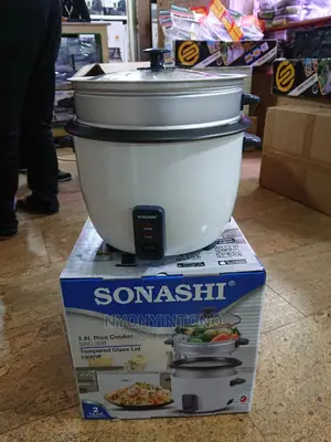 Sonashi 2.8l Rice Cooker With Steamer 2years Warranty