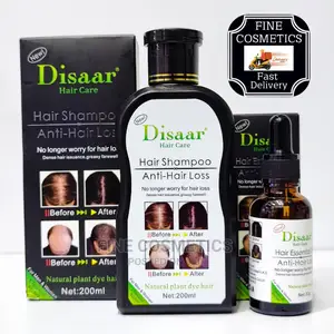 DISAAR Anti-Hair Loss Shampoo and Hair Growth Booster Oil