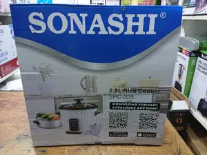 Sonashi 2.8liters Rice Cooker With 2years Warranty