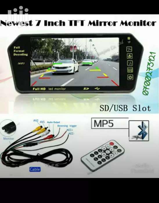 Car Driving Mirror With Camera.