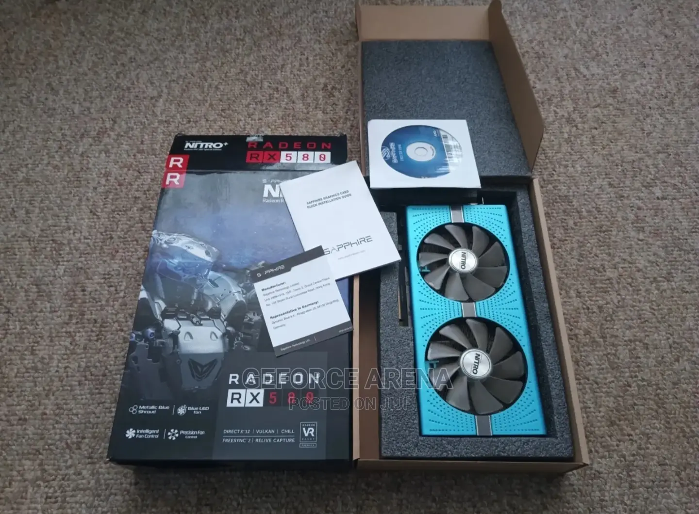 Sapphire Nitro RX 580 8GB AMD Graphics Card + Free Delivery