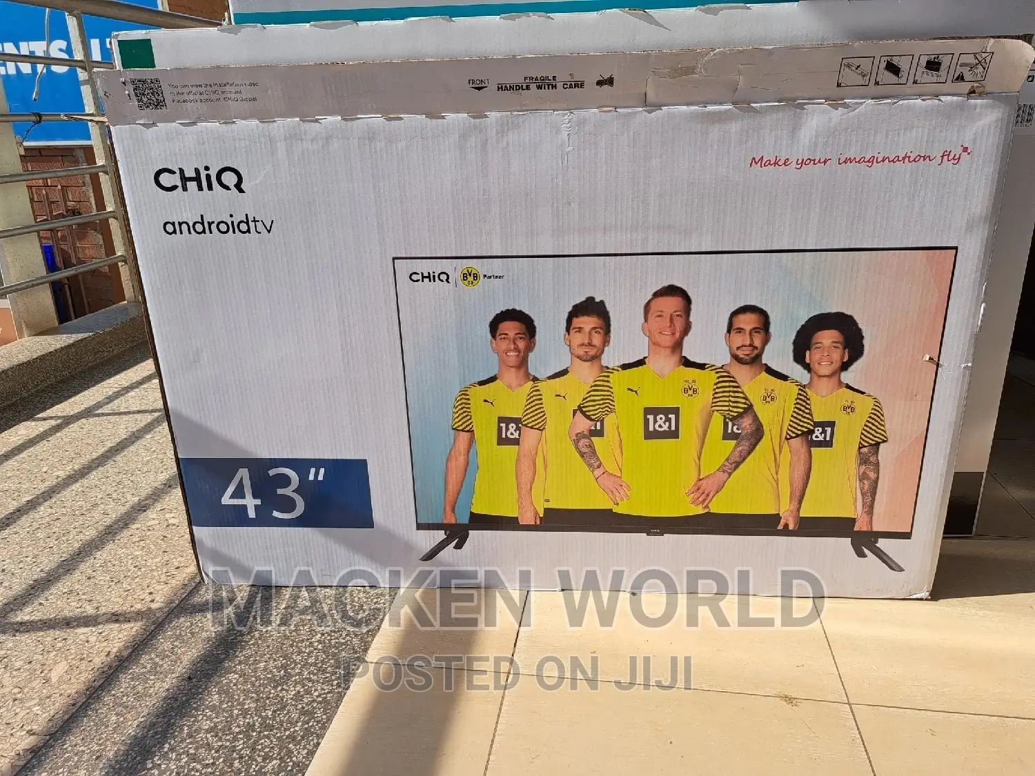 43 Chiq Smart Android Frameless Tv + Bluetooth