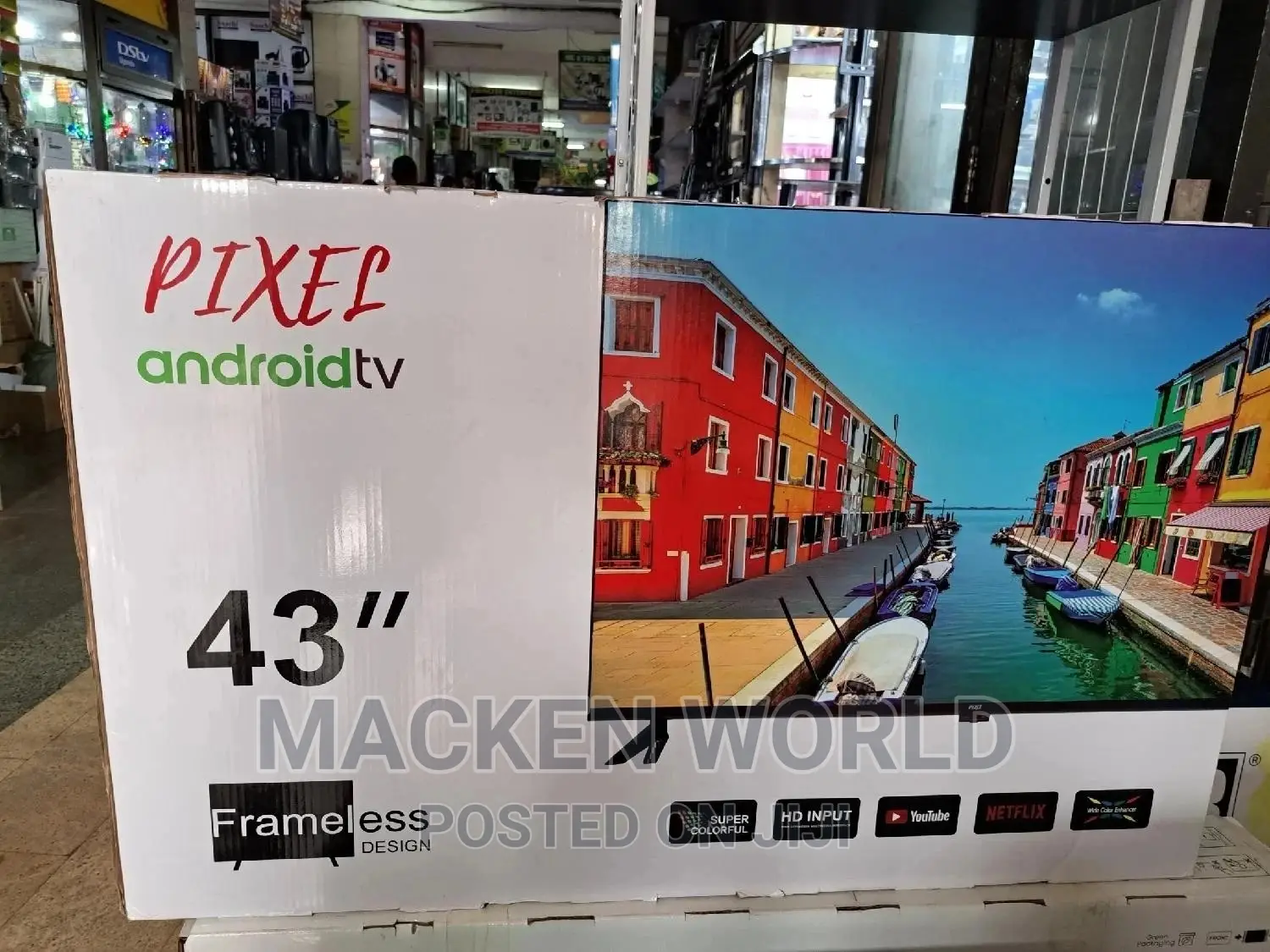 43 PIXEL Smart Android Frameless