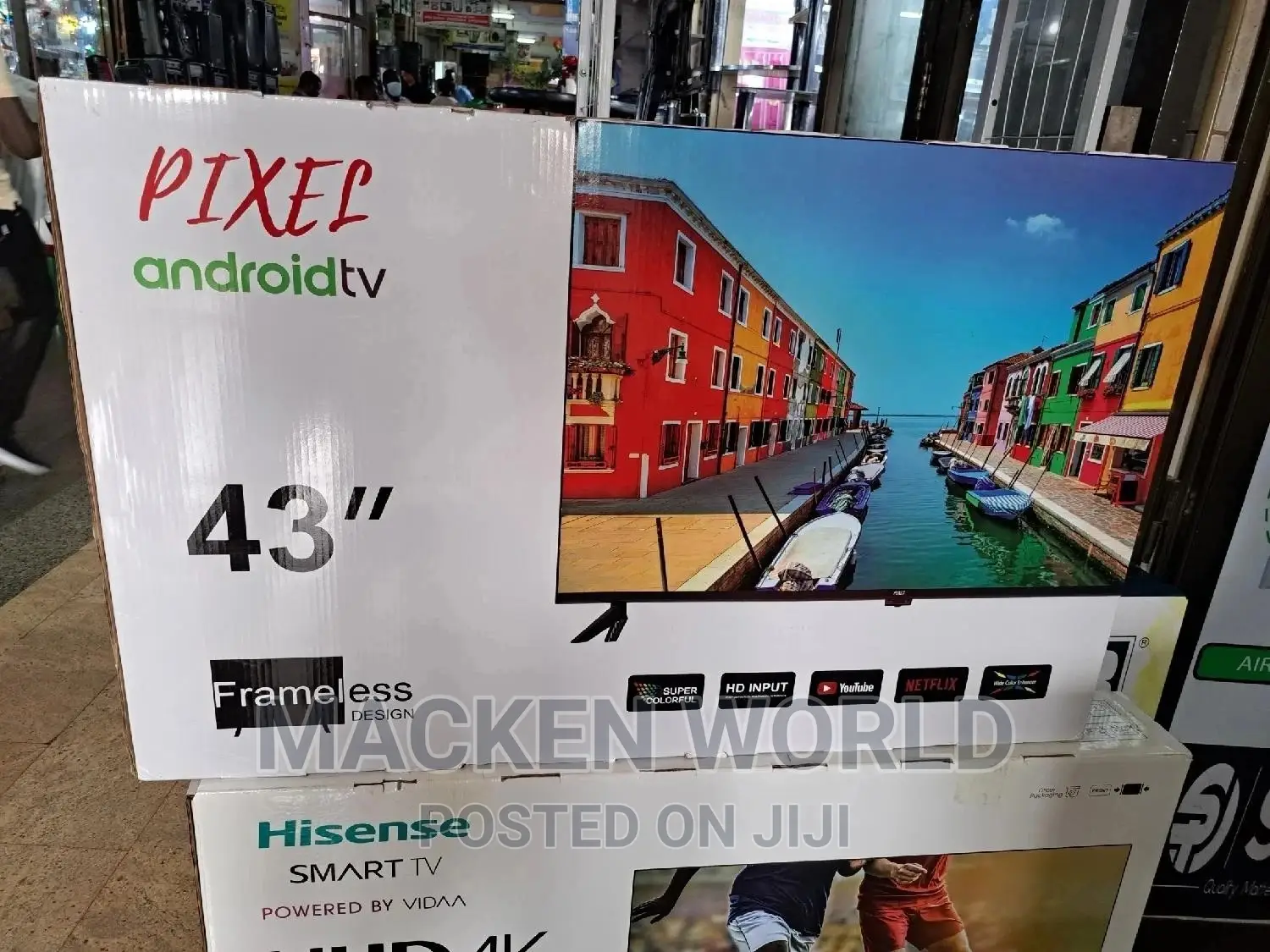 43 PIXEL Smart Android Frameless