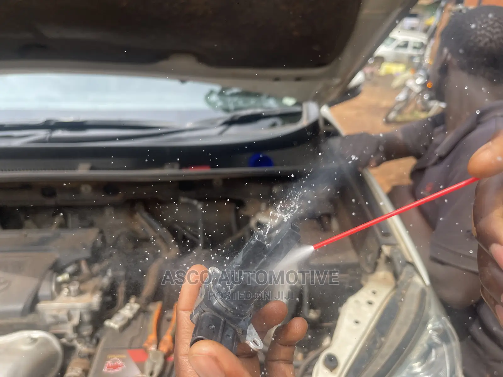 Mass Air Flow Meter, Throttle Body, Carburetor Cleaner