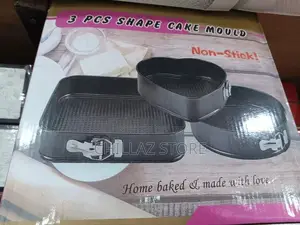 3 Shape Cake Moulds