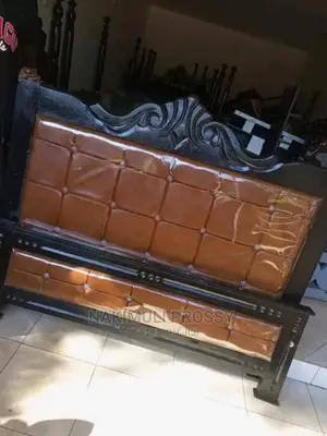 5by6 Brown Bed Leather