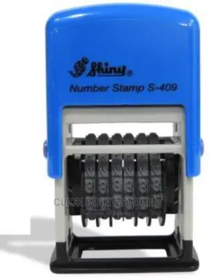 Self Inking Number Stamp Shiny S-409 (Stamp) Stamps