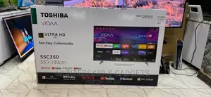 Toshiba 55inches Toshiba Smart Vida Frameless Silver Body