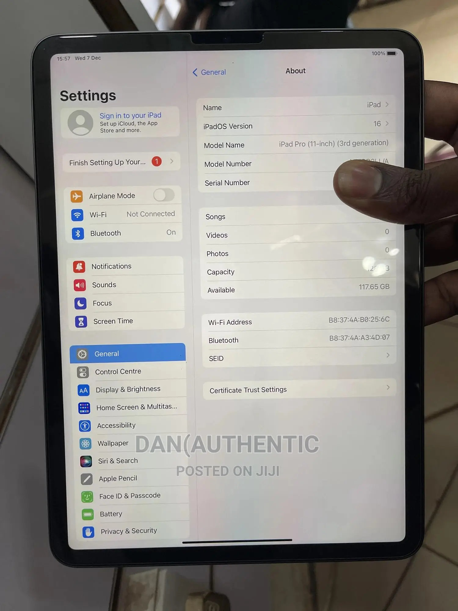 Apple iPad Pro 11 (2021) 128 GB Gray