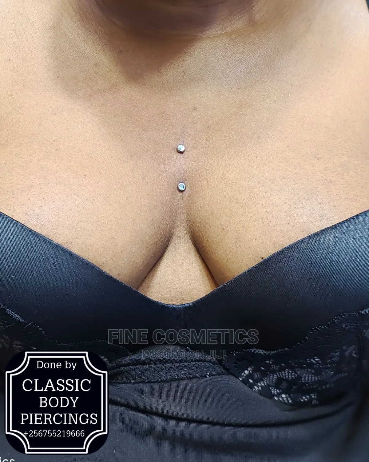 STERNUM Piercing, Breast Bone Piercing Kampala Uganda