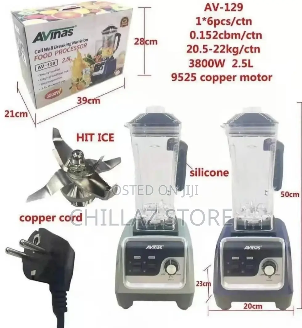 Avinas Electric Food Processor Blender