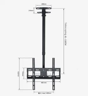 Ceiling Tv Mount Easy to Install