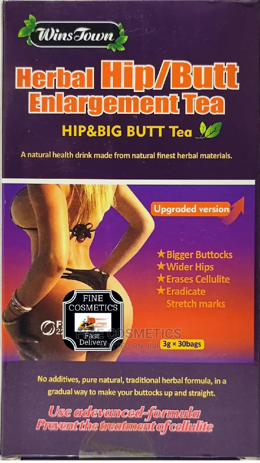 Wins Town Herbal Hip / Butt Enlargement Tea/Hip+Big Butt Tea