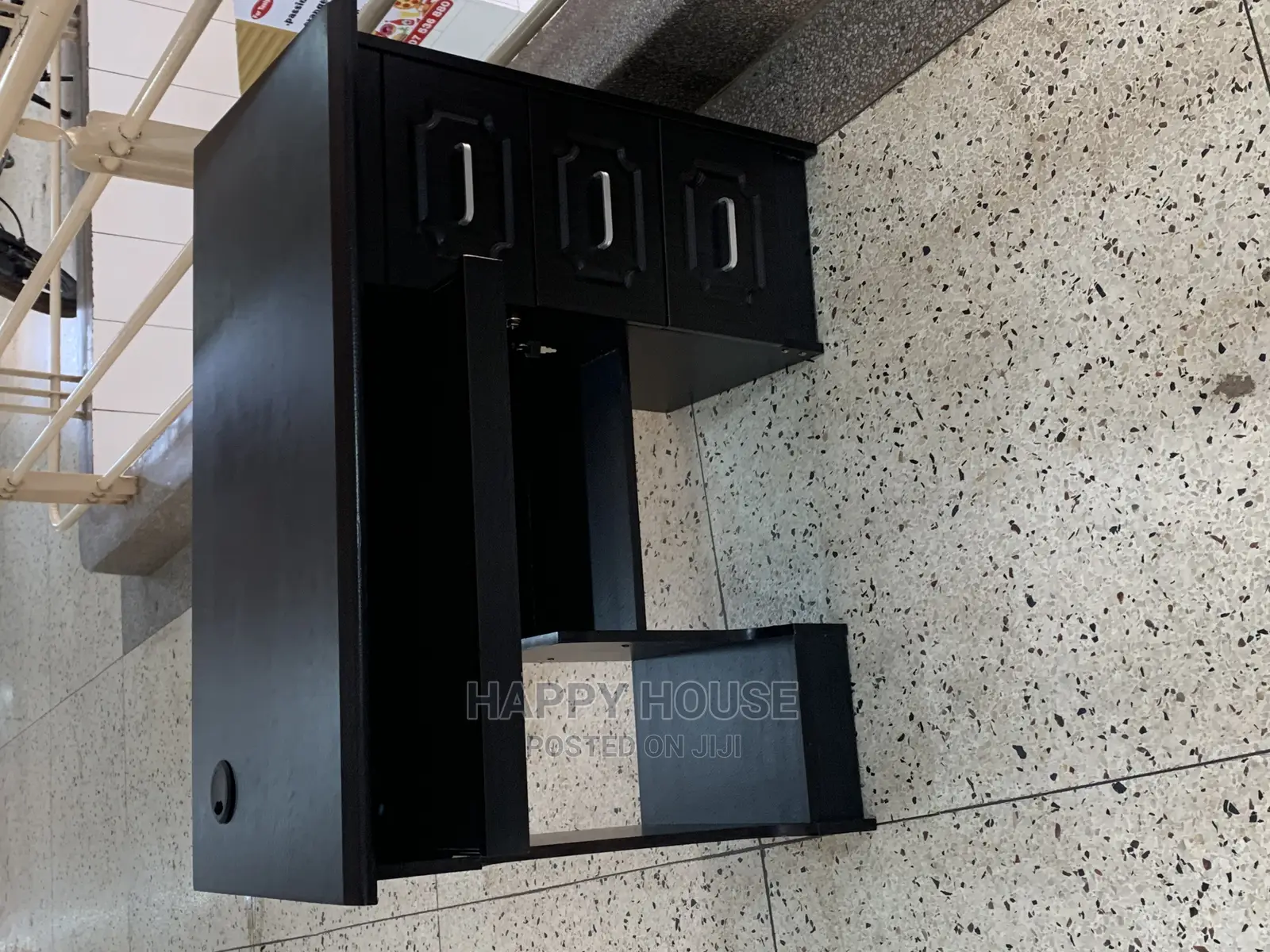 Computer Table 3 Drawer With Central Lock