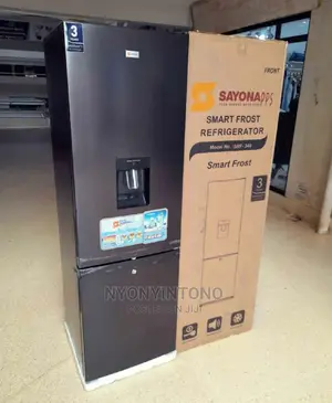Sayona 340liters Fridge With Dispencer and 3years Warranty