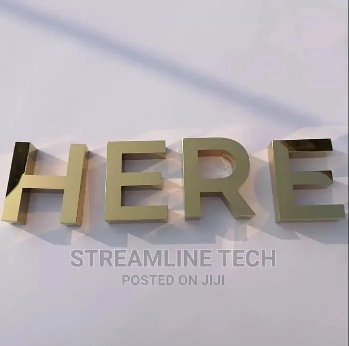 Golden Silver 3D Branding