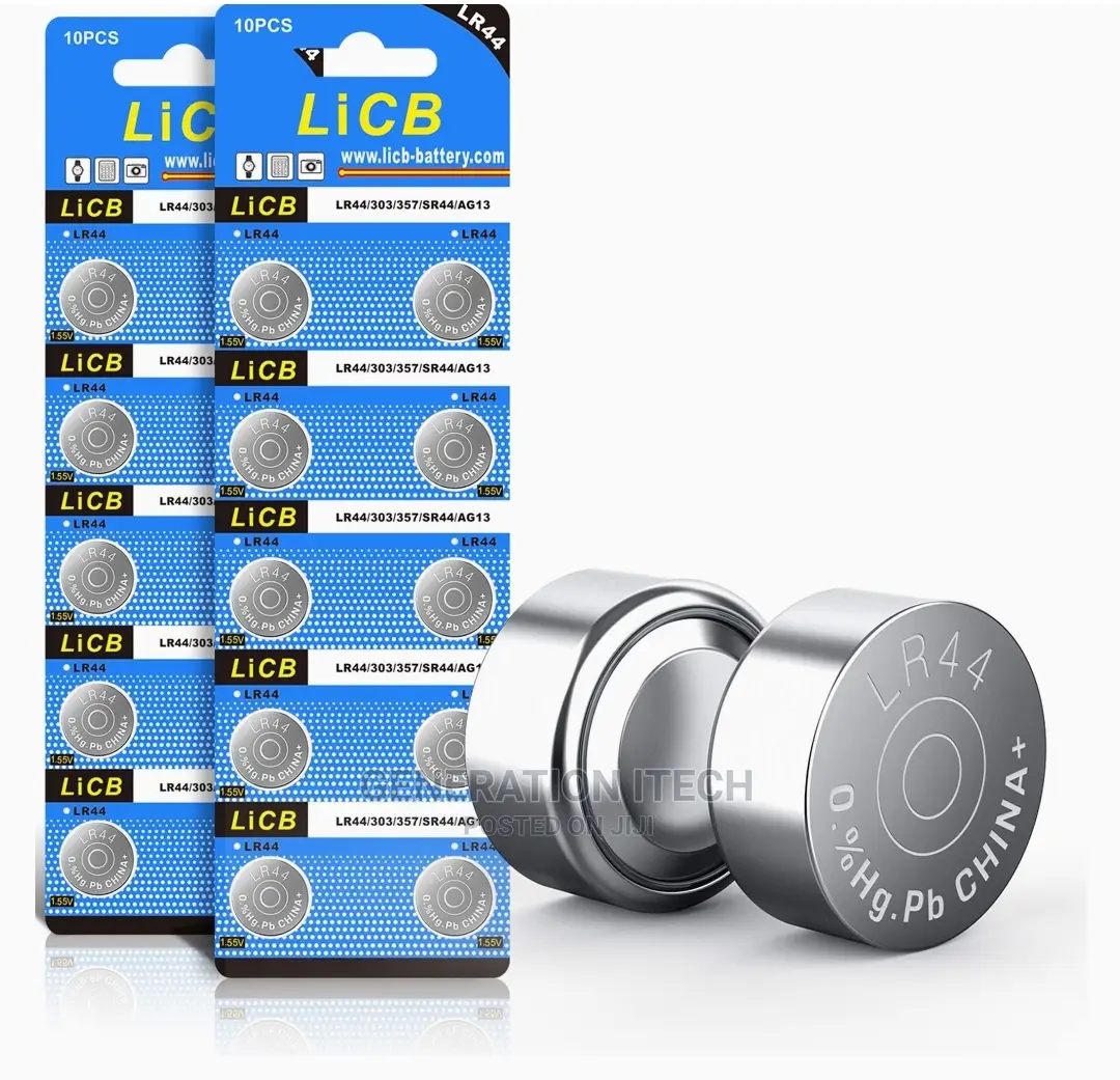 LR 44 Alkaline Button Cell Batteries- 10 Pack