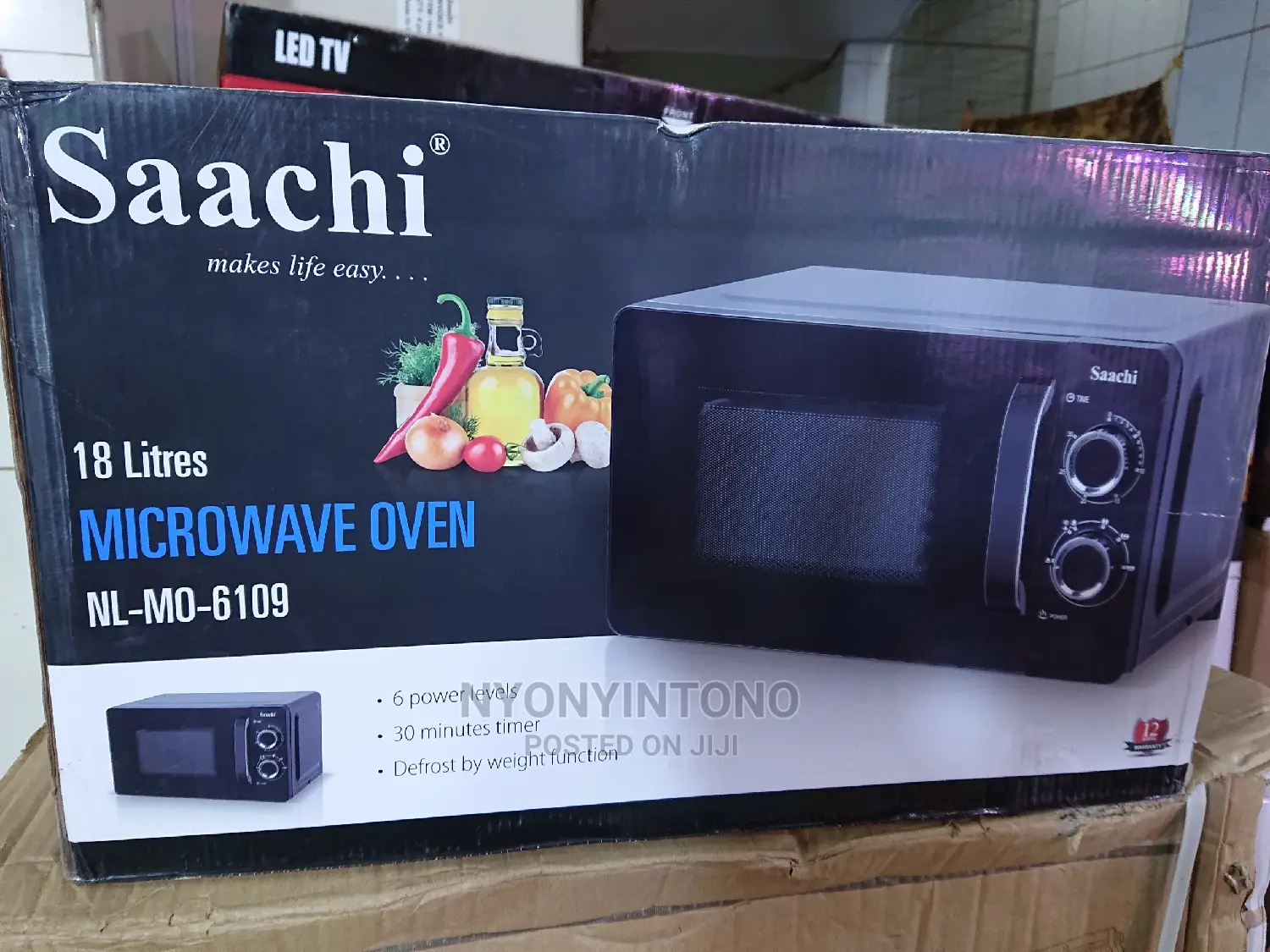Saachi 20l Microwave Oven With 1year Warranty