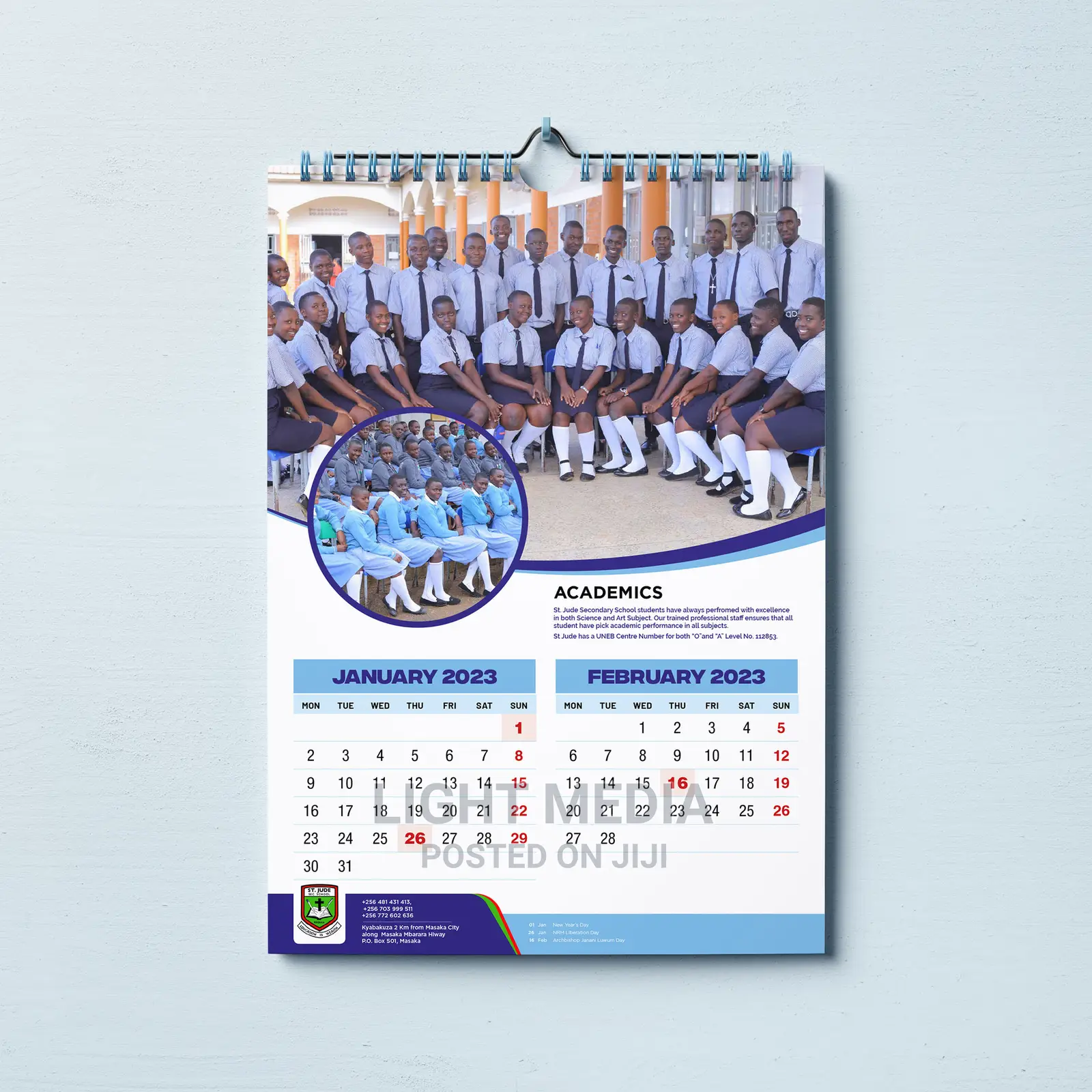 Wall Calendars Design And Printing (A2 / A3)