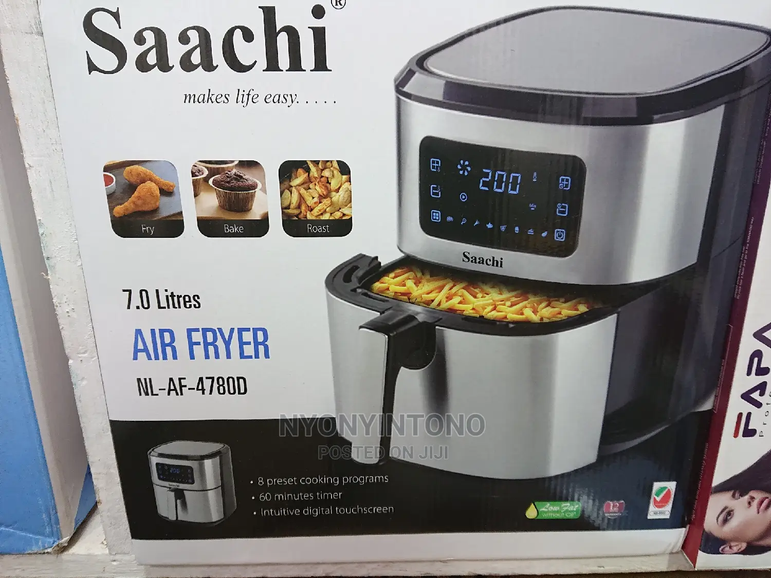 7 Liters Saachi Digital Air Fryer