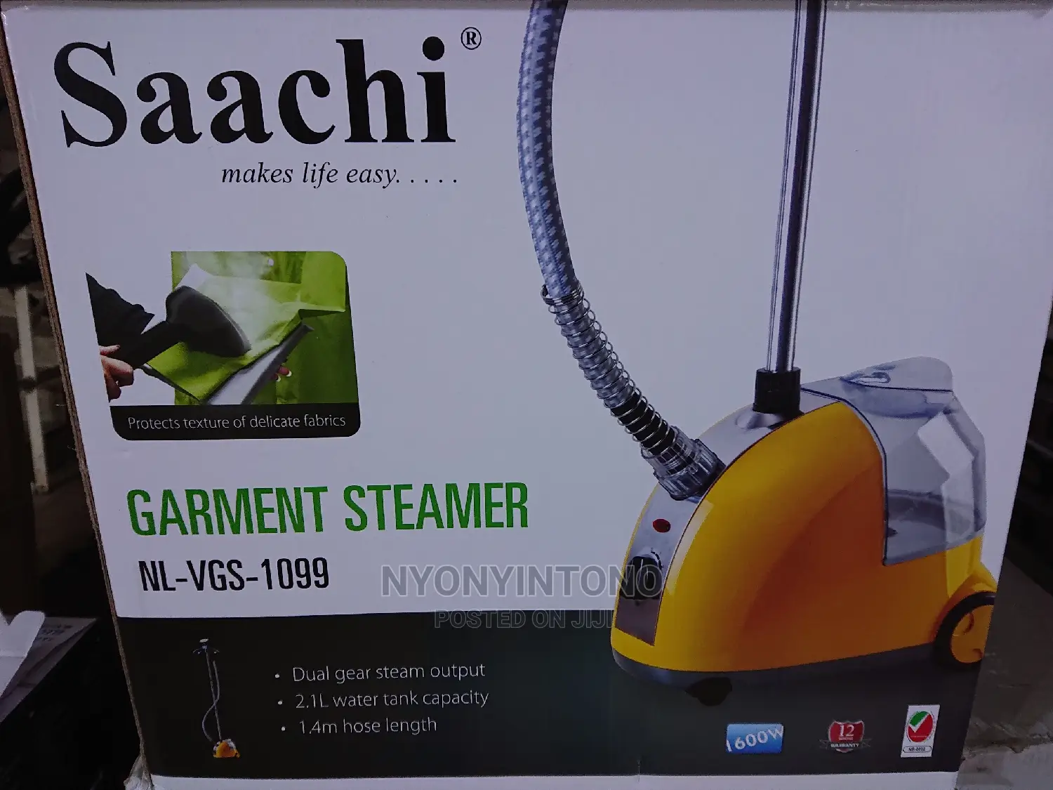 Saachi Heavy-Duty Garment Steamer