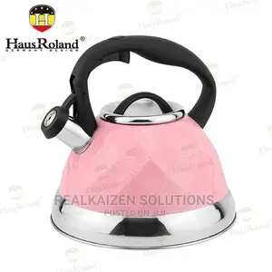 HAUSROLAND 3L Stainless Steel Diamond Shape Whistling Kettle