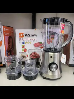 Sayona 3 in 1 Delux Blender, Chopper and Grinder