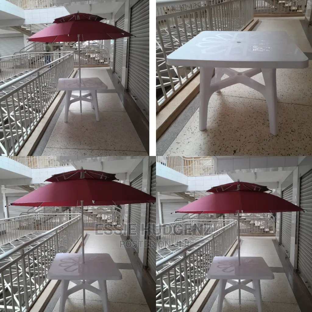 Umbrella And Table