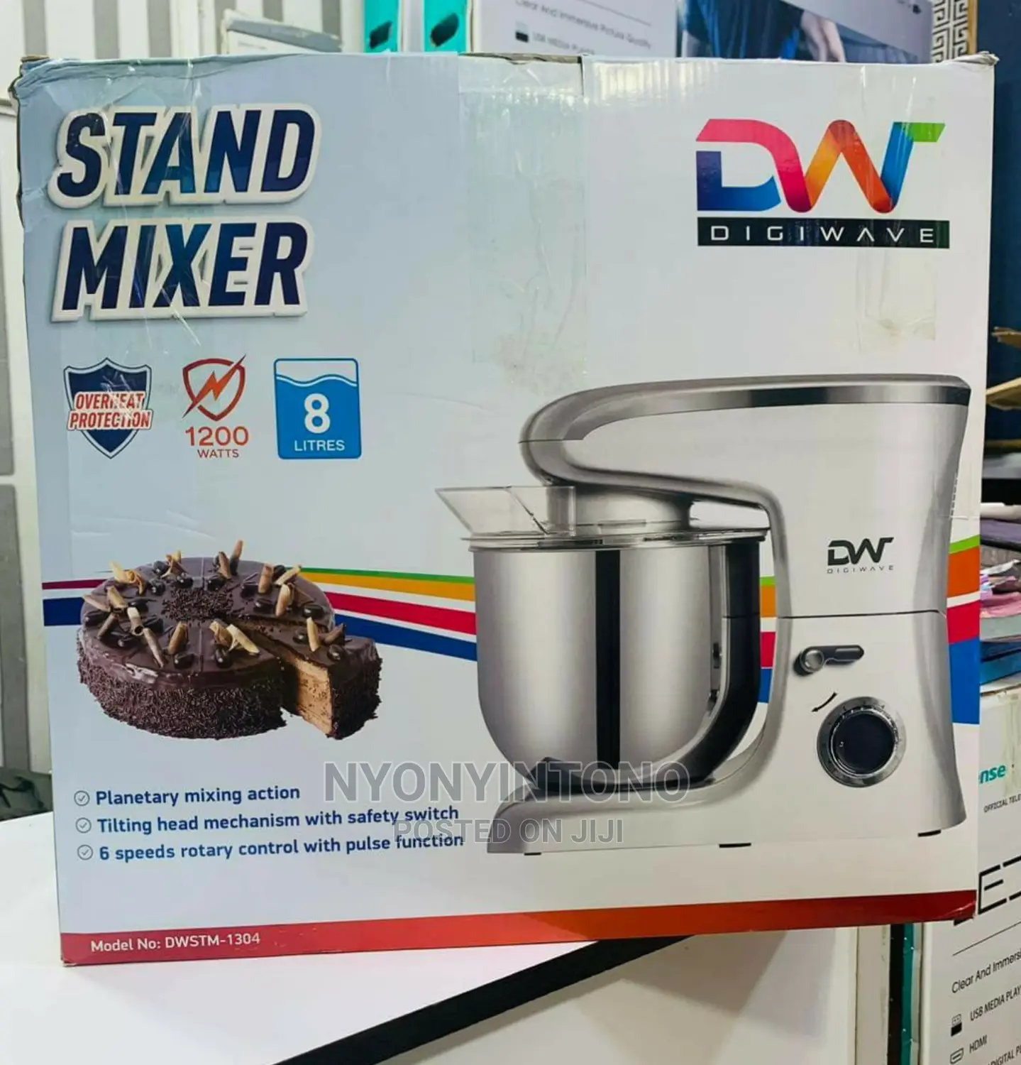 Digiwave 8liters Stand Mixer With 1 Year Warranty