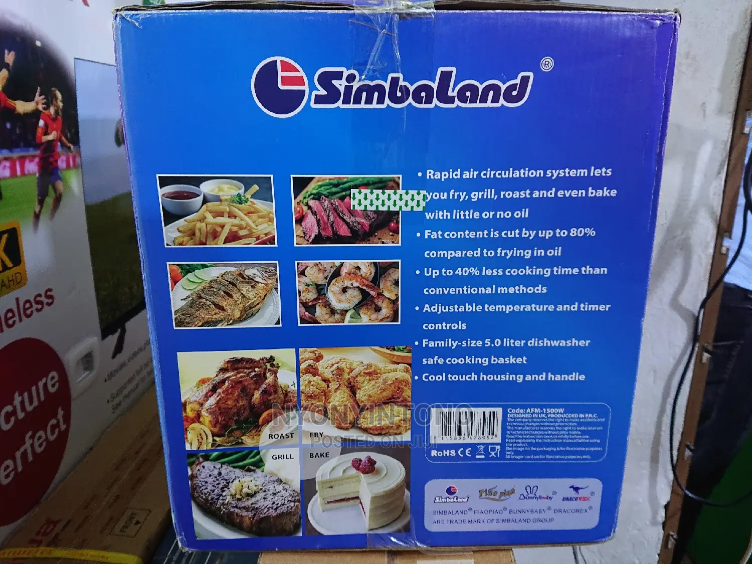 Simbaland 5liters Air Fryer