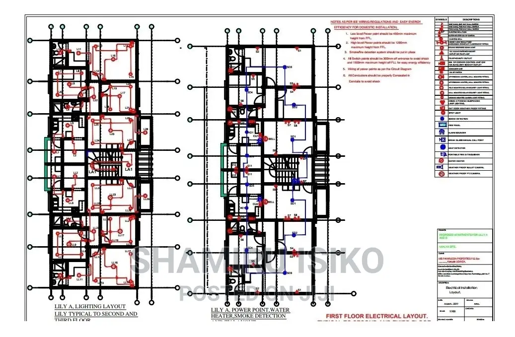 Detailed Electrical and Mechanical Drawings