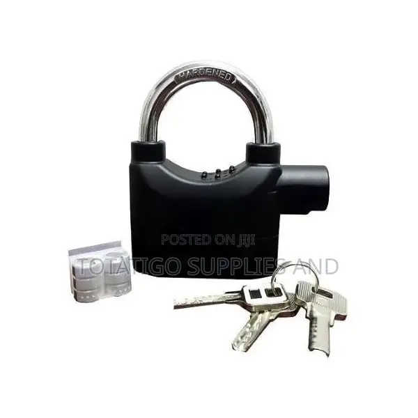 Alarm Padlock - Black