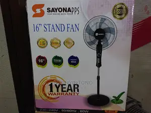 Sayona Stand Fan With 100% Copper Motor 1 Year Warranty