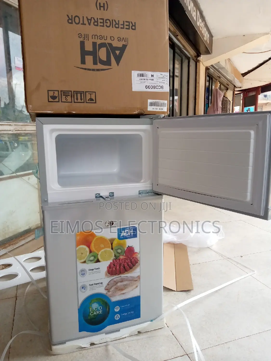 Adh Double Door Fridge 99 Litres