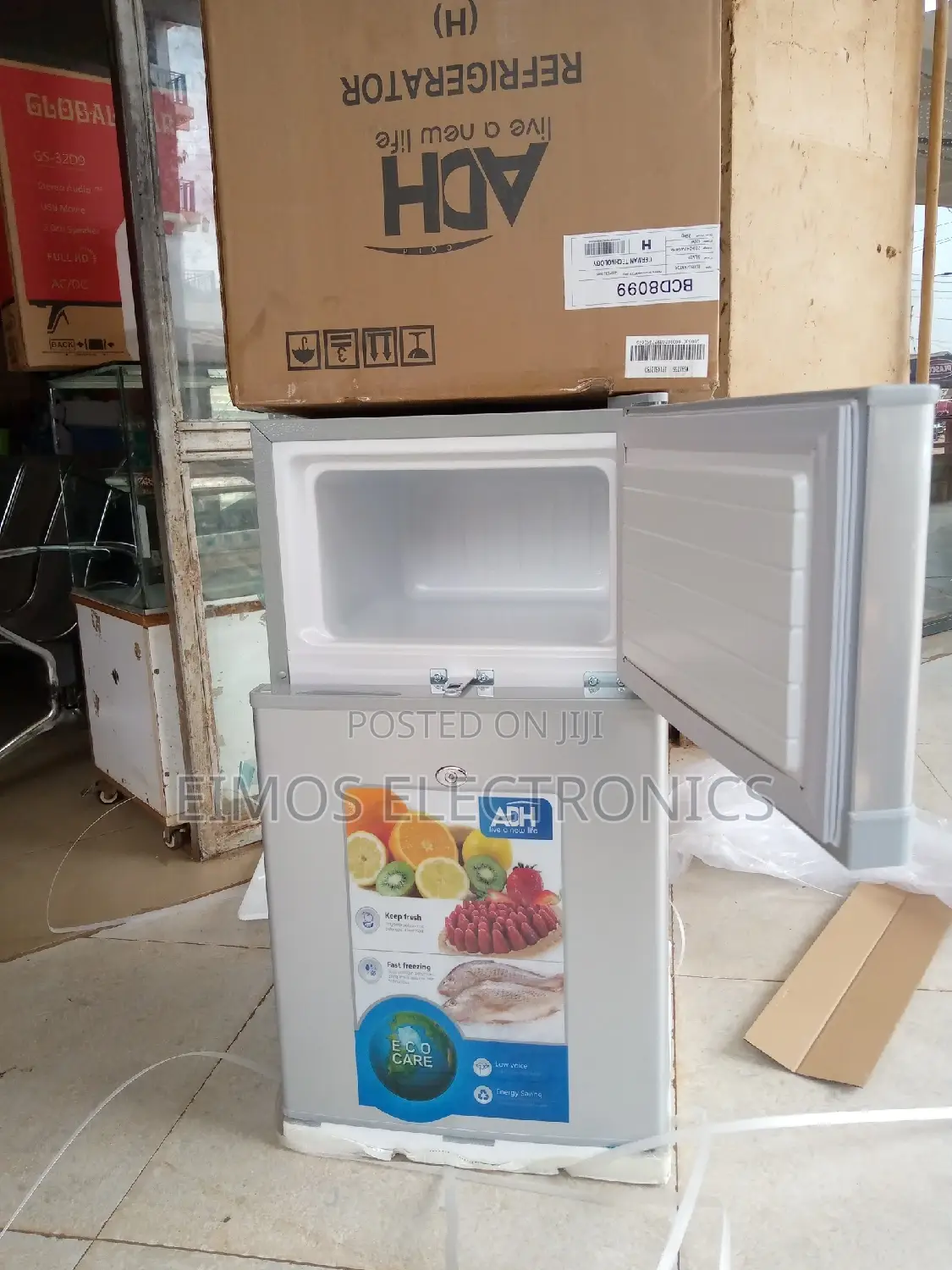 Adh Double Door Fridge 99 Litres