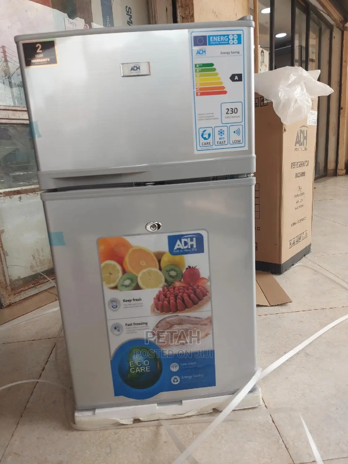 ADH 120litres Double Door Fridge