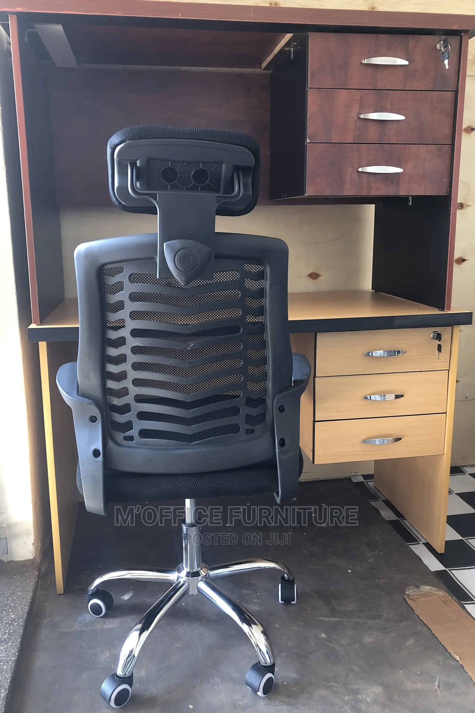 Office Chair and Office Desk(Office Set)
