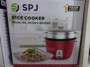 Spj 2.2l Rice Cooker With Steamer and 1yr Warranty