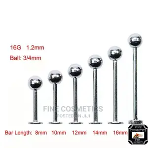 Surgical Steel Labret Lip Stud, Lip Pin For Mouth Piercing