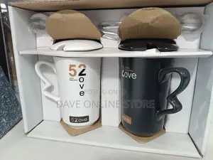 2 Pcs Couple Coffee Mugs.
