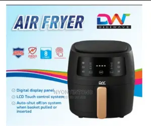8 Liters Digiwave Air Fryer With Touch Control Panel