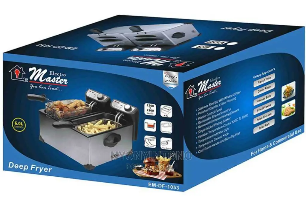 Electromaster 6liters Double Deep Fryer