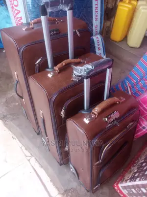 Leather Suitcases.