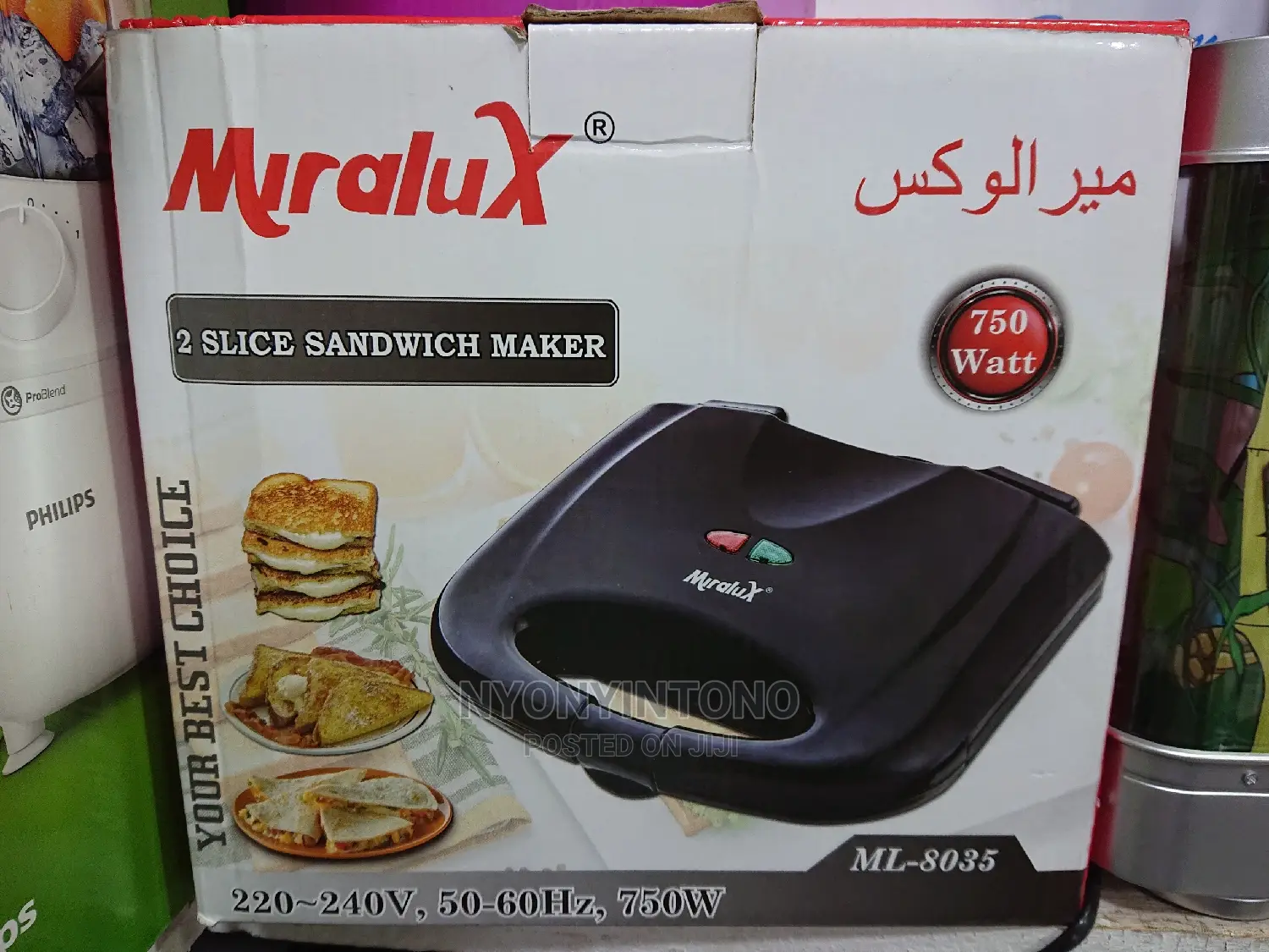 Miralux 2 Slice Sandwich Maker