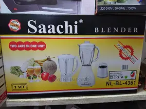 Saachi 3 in 1 Blender With 1year Warranty Strong Motor