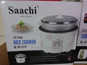 Saachi Rice Cooker With Steamer 2.8 Liters